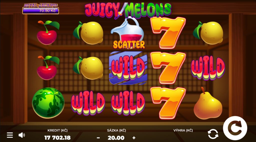 Juicy Melons - ukázka nového 5válcového automatu