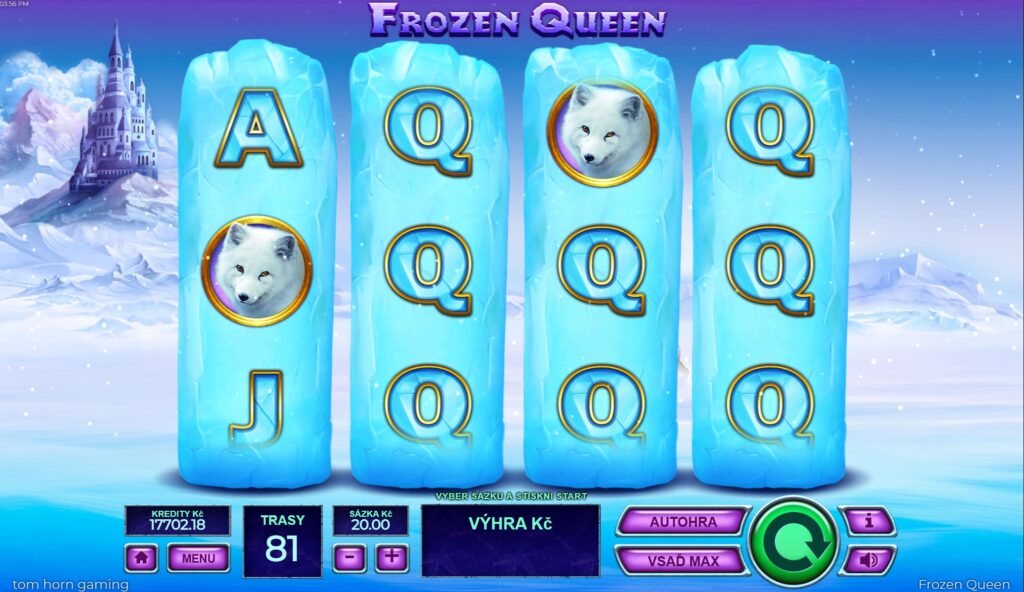 Frozen Queen – 4válcový automat v ledovém království