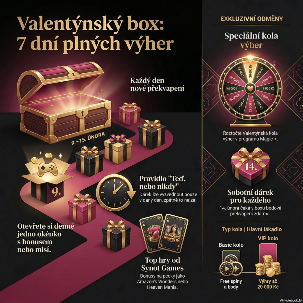 Valentýnský box - 7 dnů plných výher, popis hry
