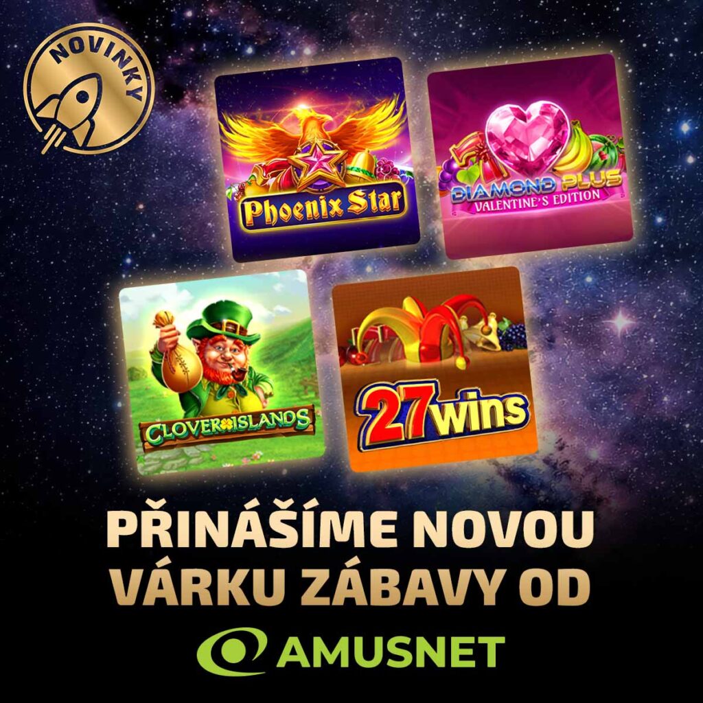 Přinášíme nové hry od Amusnet