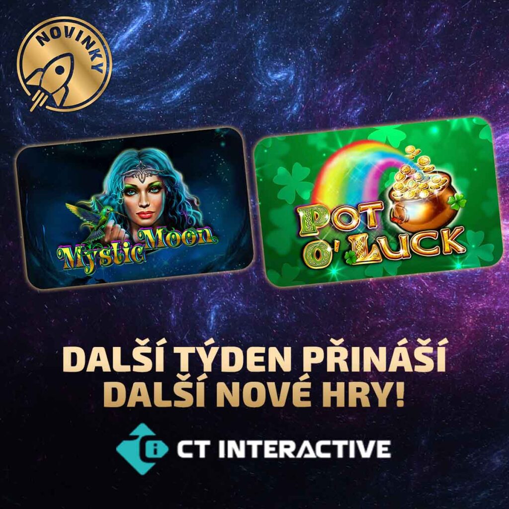 Novinky od CT Interactive, další týden přináší další nové hry!