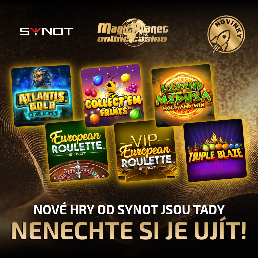 Nové hry od Synot Games, nenechte si je ujít!