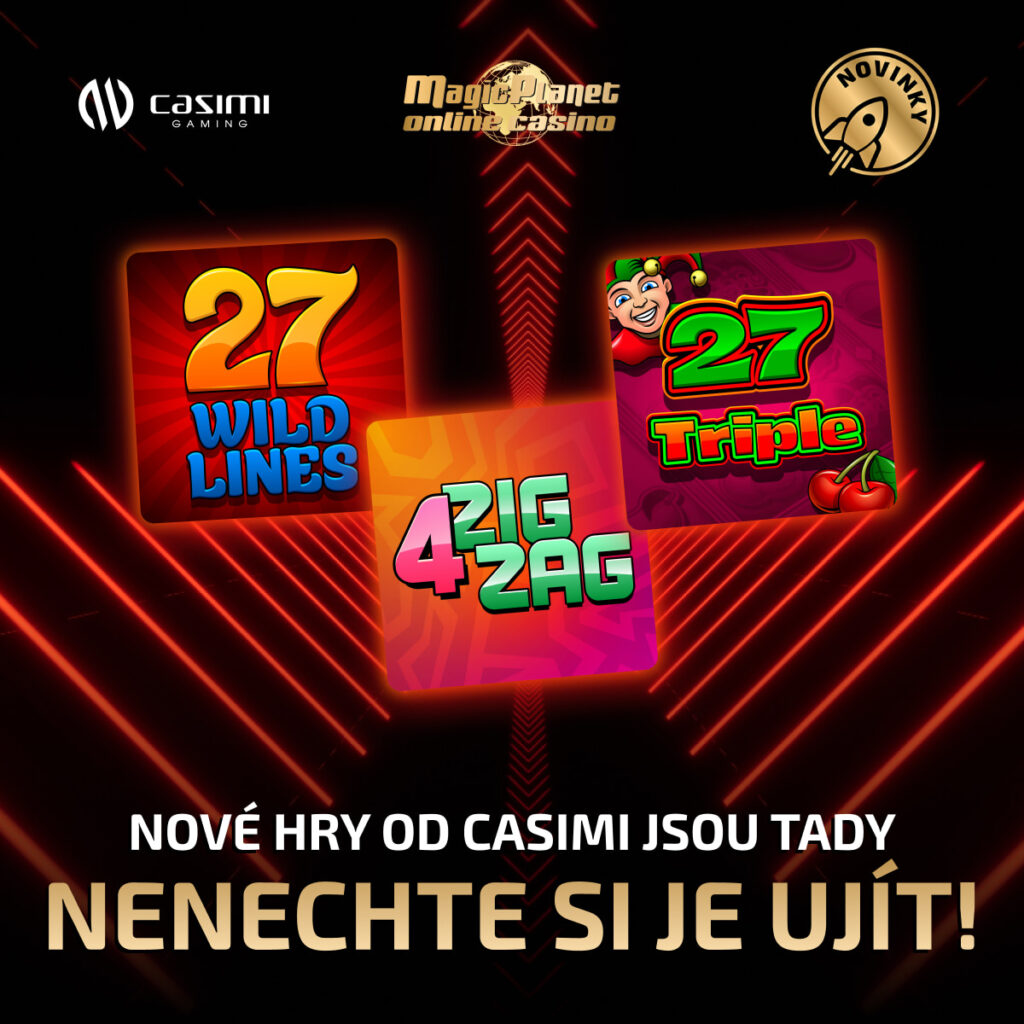 Nové hry od Casimi, nenechte si je ujít.