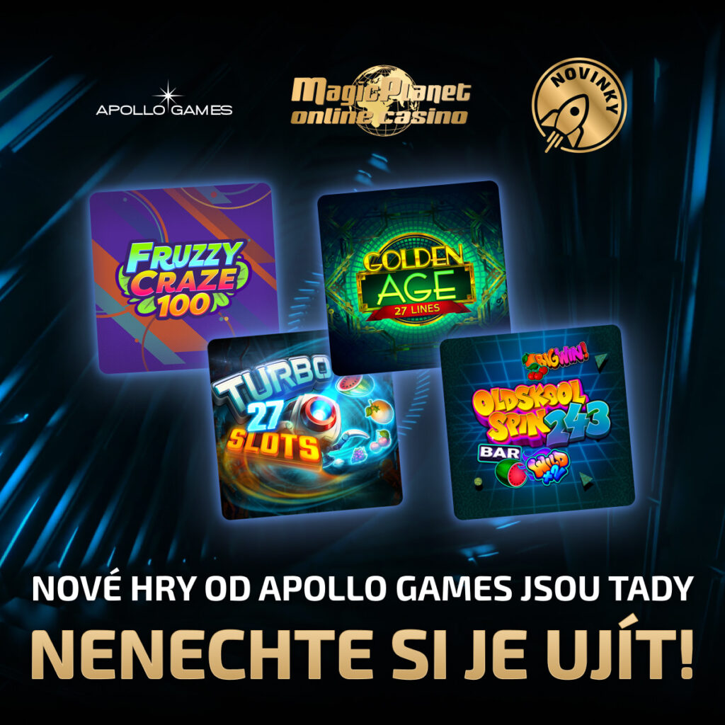 Nové hry od Apollo Games, nenechte si je ujít!